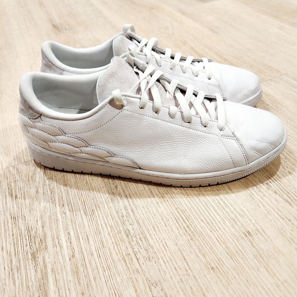 Nike Air Jordan 1 Centre Court White Sneakers DJ275Jordan Athletic Shoes Size 15